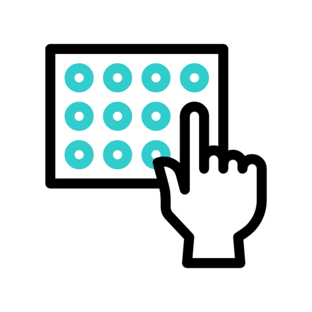 finger tap keypad